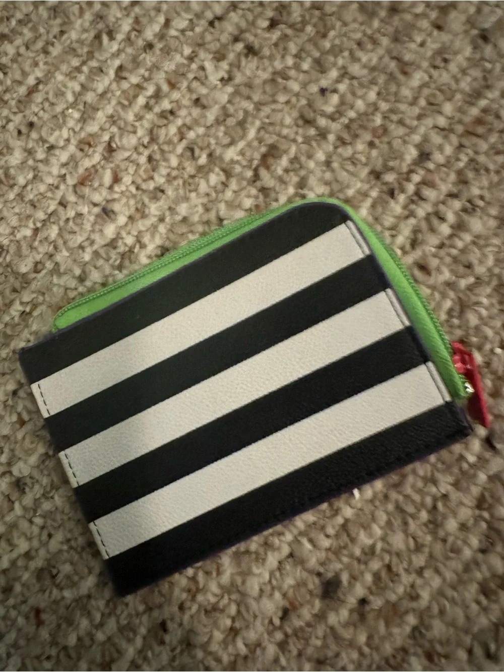 Sephora striped card case/ wallet